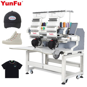 Machine à broder 3D automatique informatisée à 2 têtes de haute qualité pour usage domestique et professionnel, haute précision pour T-shirts et casquettes - Product Image 2
