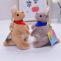 Uyeah OEM/ODM Porte-clés Kangourou Personnalisé avec Logo Imprimé, Brodé, Doux, Mignon, en Peluche, Accessoire Pendentif