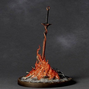 Juguetes de Caja Sorpresa de Resina PVC Personalizados OEM 2025 de Alta Calidad, Figura de Acción y Adornos Luminosos de Fuego con Luz, Espada Brillante Dark Souls - Product Image 2