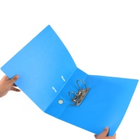 Livolo — affiche personnalisée pour couverture rigide, classeur avec 2 anneaux, dossier de Menu bleu