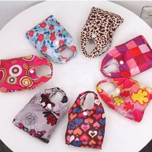 Bolsa de compras de viaje ecológica para almacenamiento reutilizable, bolsa de compras plegable de poliéster - Product Image 6