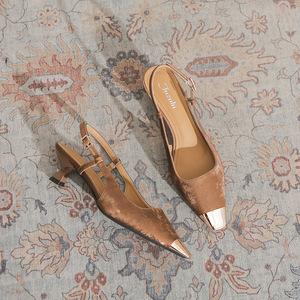 Zapatos de Tacón Alto para Oficina para Mujer y Zapatos Profesionales de Punta Puntiaguda con Tacón Medio para el Trabajo, Negocios y Ropa Formal - Product Image 2