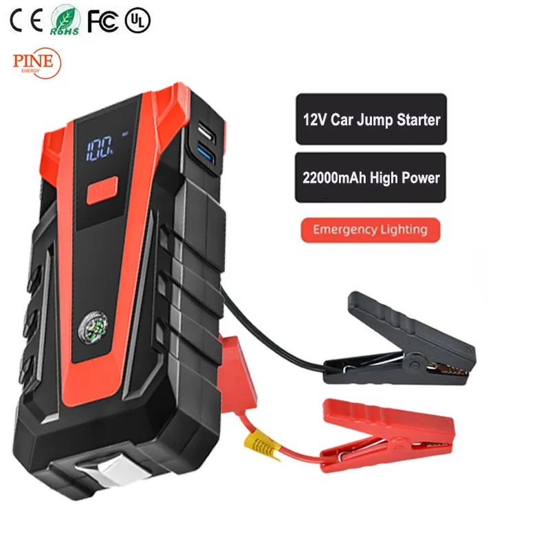 Batteria per auto jump starter 12V Car Jump Starter Power Bank multifunzione portatile batteria al litio per auto Jamper batteria Jump Starter