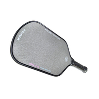 MOZKUIB Pagaies de Pickleball Surface en coton Raquette de Pickleball noire en fibre de carbone Logo personnalisé Pagaie de Pickleball en carbone conçue