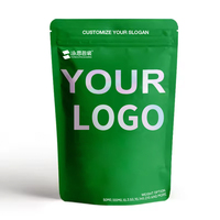 Impression numérique personnalisée Sacs en mylar anti-odeur 3.5g 7g Conception holographique à fermeture à glissière résistante aux enfants