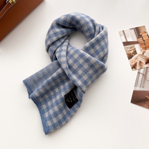 Nuevo estilo <span class=keywords><strong>Polo</strong></span> <span class=keywords><strong>Norte</strong></span> ocio todo-fósforo mezclado poliéster largo Plaid bufanda mujer invierno cálido cuello calentador secado rápido - Product Image 6