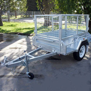 Remorque utilitaire <span class=keywords><strong>Eden</strong></span> Box à 2 roues en aluminium, robuste, prix attractifs, vente flash, cage de nez amovible Wibox - Petite remorque utilitaire hydraulique - Product Image 4