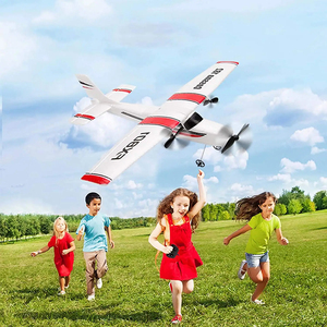 Avion RC Fx801 <span class=keywords><strong>Cessna</strong></span> 182 DIY, 2,4 GHz, 2 canaux, en EPP, planeur électrique, avion à aile fixe pour enfants, pour l'extérieur - Product Image 5