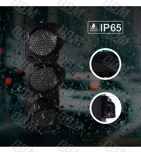إشارة مرور تحذيرية LED حمراء وخضراء بقطر 300 مم للممرات - Product Image 6