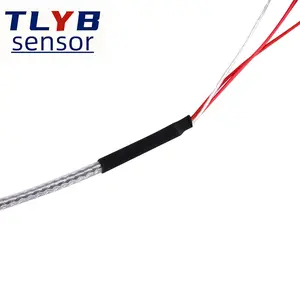 WZP-291 Thermocouple วัดอุณหภูมิ PT100แพลทินัมเทอร์มิสเตอร์เซ็นเซอร์อุณหภูมิกันน้ำแก้ไขด้าย