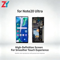 Écran OLED de remplacement de haute qualité 6,8 pouces avec cadre 120Hz, Taille Originale 1:1 pour S21U S22U S23U S24U Note20U