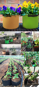 Sac <span class=keywords><strong>de</strong></span> plantation X137 avec contrôle <span class=keywords><strong>des</strong></span> racines, sac <span class=keywords><strong>de</strong></span> plantation d'arbres, sac à fleurs en tissu non tissé vert, sac nutritif pour plantes, pot <span class=keywords><strong>de</strong></span> fleurs - Product Image 6