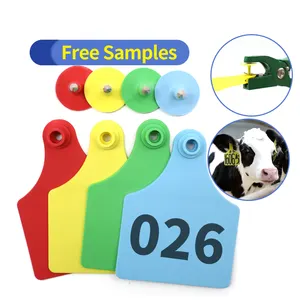 JCET045 cattle ears tags tpu material pig/cattle/goat animal ear tag animal identification tags plastic cow pig sheep