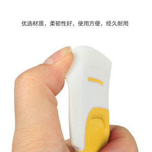 Grattoir en silicone 3DSWAY pour le nettoyage des réservoirs de résine UV, résistant aux hautes températures, manche jaune - Product Image 3