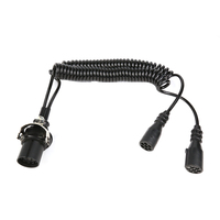 Kabel Spiral Truk Trailer Elektrik, Harga Murah 15 Pin 7 Core Eropa 24V