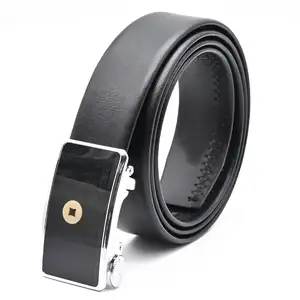 OEM Luxury Business Cow Genuine Leather Belts For Men Fashion Automatic Custom Leather Belt