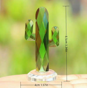 <span class=keywords><strong>Cactus</strong></span> de Cristal, Bonito <span class=keywords><strong>Cactus</strong></span> de Vidrio, Soporte para Anillos, Decoración - Product Image 3