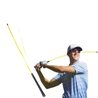 Entraîneur de force de swing de golf, améliore la flexibilité, le rythme, le tempo, l'équilibre et la puissance, correction de swing pour le slice, le drive et le shot.