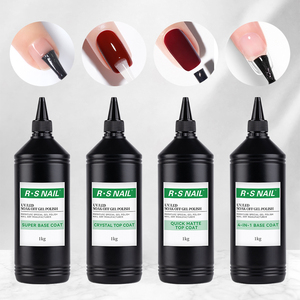 Vernis à ongles en gel en vrac 1 kg Marque Privée, Standard UE/USA, Top Coat Haute Brillance, Base Coat Caoutchouc UV, Collection 34 Variétés - Product Image 1