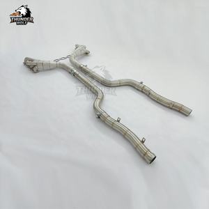 Collecteurs d'échappement et d'admission à livraison rapide <span class=keywords><strong>Hetu</strong></span> pour Mercedes Benz C63 AMG W204 6.2L V8 SS304, collecteurs longs et downpipe - Product Image 1