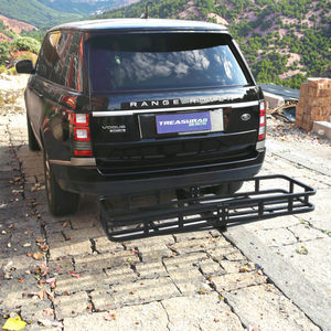 Porte-bagages en fer robuste monté sur l'attelage arrière Plateau <span class=keywords><strong>de</strong></span> <span class=keywords><strong>toit</strong></span> <span class=keywords><strong>de</strong></span> voiture Porte-vélo Panier à bagages avec une capacité <span class=keywords><strong>de</strong></span> 150kg pour les bagages <span class=keywords><strong>de</strong></span> voiture - Product Image 3