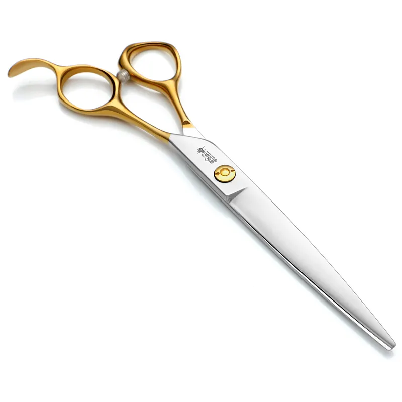 China factory supplied good quality Professional Golden handle pet cutting scissors