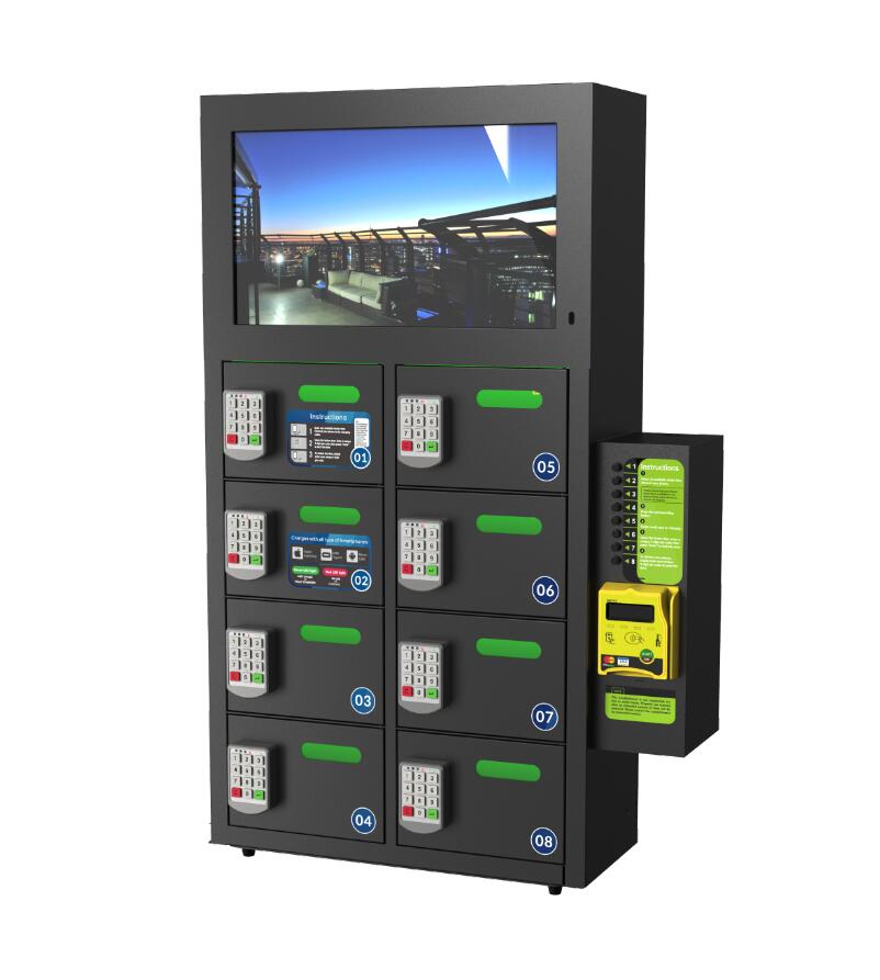 OREAD 8 BAY видео безопасное зарядное устройство для мобильного телефона с считывателем кредитных карт для быстрой зарядки