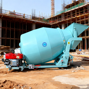 Nouveau design de réservoir mélangeur à <span class=keywords><strong>béton</strong></span> 1,2 m ³ monté sur camion réservoir de mélangeur mobile avec système de pompe à eau - Product Image 1