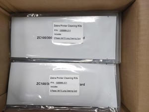 105999-311 Kit de carte de nettoyage de tête d'impression longue pour imprimante Zebra ZC300 ZC100 <span class=keywords><strong>ZC350</strong></span> - Product Image 4