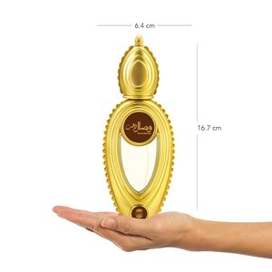 Ajmal Wisal Dhahab Profumo Floreale al Miele e Oud Eau De Parfum Unisex - 1.7 Fl oz |   Profumo legnoso ambrato muschiato a lunga durata |   Arabo di Lusso - Product Image 4
