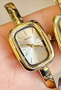 LYN-NAIDU-2001 Nuevo Reloj de Pulsera Cuadrado de Moda para Mujer, Estilo Medieval, Simple, Reloj de Cuarzo de Venta Caliente - Product Image 5