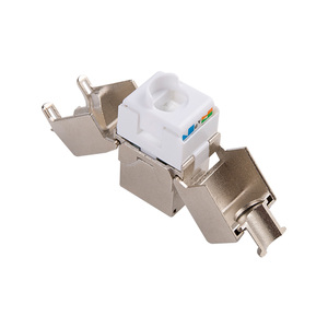 RJ45 <span class=keywords><strong>Keystone</strong></span> <span class=keywords><strong>Jack</strong></span> FTP <span class=keywords><strong>cat6A</strong></span> Cat6 CAT7 bảo vệ <span class=keywords><strong>Modular</strong></span> <span class=keywords><strong>Jack</strong></span> toolless với màn trập cửa - Product Image 3