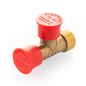 Tapa Protectora de Plástico Roja Redonda para Protección de Extremos de Tuberías Serie CE - Product Image 4