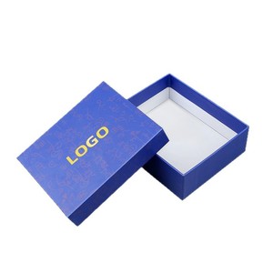Cajas de regalo personalizadas de marca propia con tapa superior e inferior, de cartulina blanca, para carteras, bufandas y recuerdos empresariales. - Product Image 1