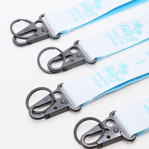 Custom Jacquard Woven Key Strap Personalized Brand Logo Wrist <b>Lanyard</b> for Retail Merchandise and Creative Event Giveaways - Product Image 4