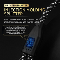 HIFI 3Pin XLR 1 à 2 mâle femelle connecteur Audio câble d'extension Microphone Y séparateur cordon ligne pour mélangeur enregistreur