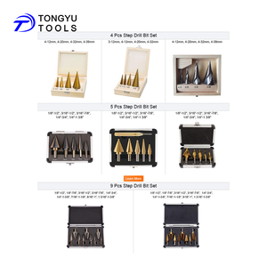 3 Cái Số Liệu Ba Căn Hộ Shank Sáo Xoắn Ốc <span class=keywords><strong>HSS</strong></span> Bước Khoan Bit Với Chip-Breaker Cho Tấm Kim Loại Gỗ Nhựa Khoan - Product Image 5