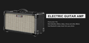 Artiste-amplificateur Portable 15W avec batterie Rechargeable intégrée, pour <span class=keywords><strong>guitare</strong></span> <span class=keywords><strong>électrique</strong></span>, Interface de Microphone, <span class=keywords><strong>prix</strong></span> de gros, livraison gratuite - Product Image 5