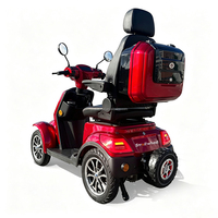 Moto électrique pour personnes âgées à quatre roues, 1000W, entièrement fermée, longue portée 120 km, scooter électrique puissant