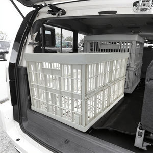 Caisse de transport pliable XingTai, panier de rangement en plastique, grande caisse en plastique pliable avec couvercle respirant pour l'usine de stockage - Product Image 3