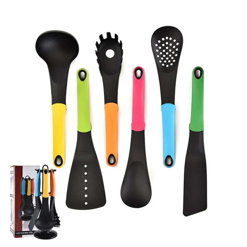 Amazon Eco-friendly 7 PCS Nylon cooking Tools Sets Kitchen Utensils