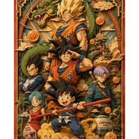 Lot de 100 cartes Firefox Creative Dragon CCG Ball Wukong Vegeta Anime Store Live Streaming Room Vente en gros