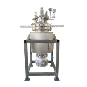 WHGCM – nouveau réacteur chimique en acier inoxydable de 50l/distillation destructrice du tabac, équipement de réacteur à déchets fins