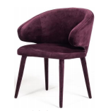 <span class=keywords><strong>Chaise</strong></span> de salle à manger en tissu doux <span class=keywords><strong>gris</strong></span> foncé moderne sur mesure, design de <span class=keywords><strong>chaise</strong></span> à oreilles, velours suédé pour hôtel, cuisine, restaurant - Product Image 2