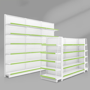 Estante de exhibición de góndola de supermercado resistente metálico de alto estándar estantes ajustables para centros comerciales y tiendas minoristas - Product Image 2