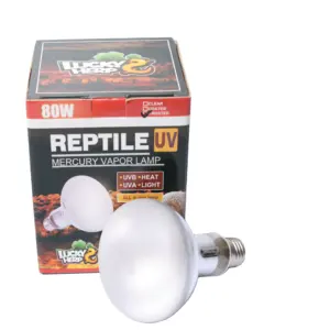 Lucky Herp Excellent UVA UVB Sun Lamp High Intensity Self-Ballasted UVA UVB Heat Lamp/Light/Bulb For Reptile And Amphibian