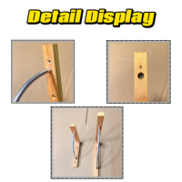 Support d'étagère mural triangulaire en bois rustique de couleur naturelle, épaisseur 12 mm/15 mm, personnalisable, décoration d'intérieur