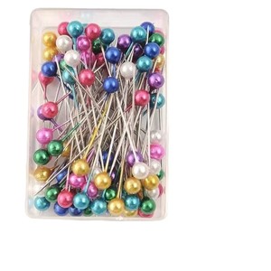 Alfileres de Costura de Alta Calidad, 100 Piezas/caja, Agujas de Colores, Alfileres Rectos al por Mayor, Alfileres de Perla - Product Image 4