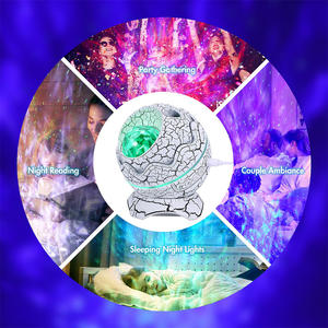 Lámpara de Proyección de Galaxia con Forma de Huevo de Dinosaurio, Control Remoto, Decoración de Nebulosa, Luz Nocturna Infantil, Proyector de Galaxia Estrellada con Ruido Blanco - Product Image 6