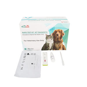 Kit de Prueba Rápida Felina Vivatest FPV FIPV FHV para Detección de Antígenos, Solo para Uso Veterinario, Caja de 10 Unidades, Certificado CE - Product Image 1